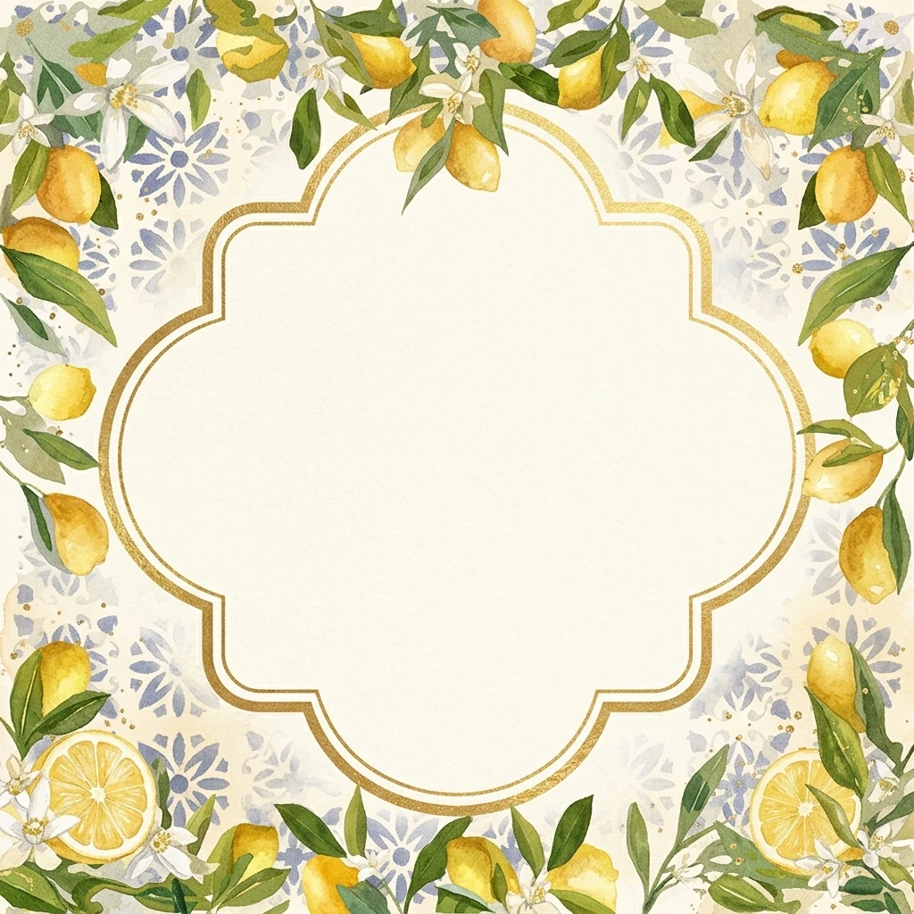 Limoncello davetiye tasarımı
